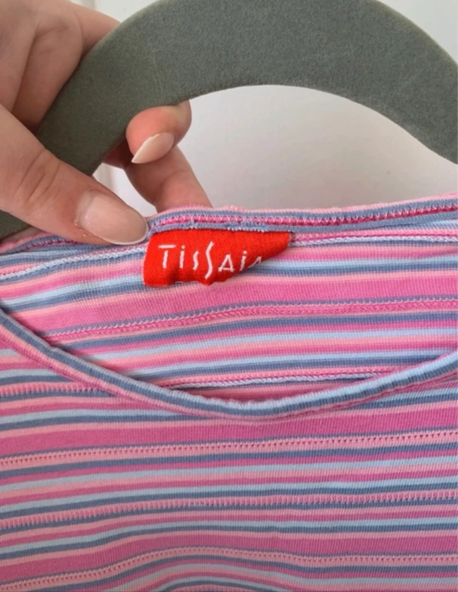 Tisaia gestreept T-shirt roze/paars voor meisjes - 6 jaar – photo 4